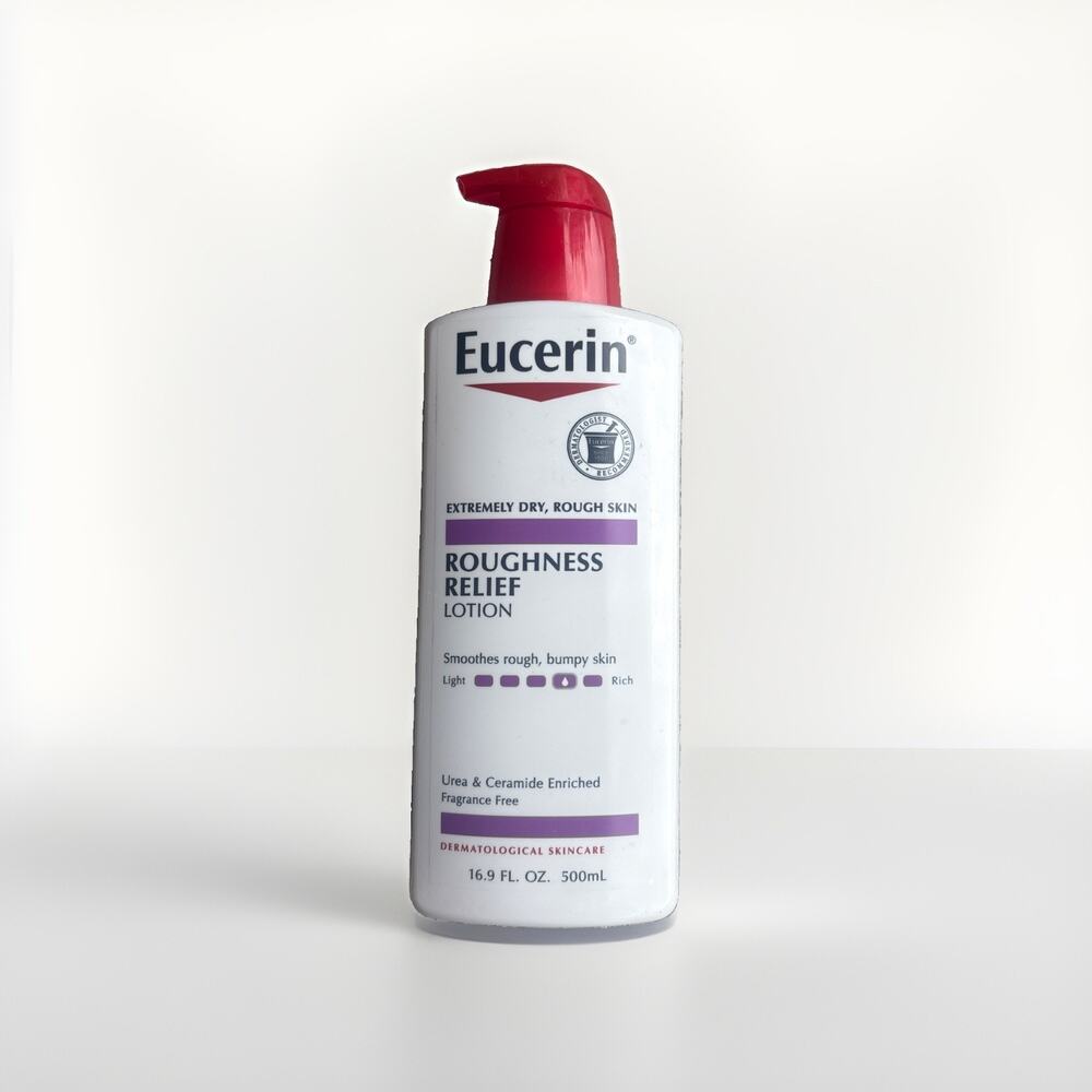 Eucerin Roughness Relief Body Lotion 16.9 Fl Oz Hydrates Smooths Bumpy Skin